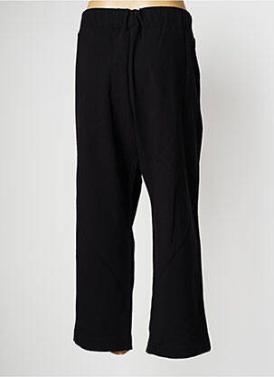 Pantalon large tissage popeline taille normale noir PAN femme