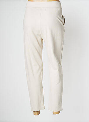 Pantalon 7/8 stretch taille normale beige PAN femme