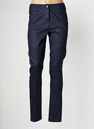 Pantalon slim stretch taille normale bleu PAUSE CAFE femme