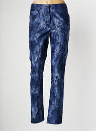 Pantalon slim stretch taille normale bleu PAUSE CAFE femme