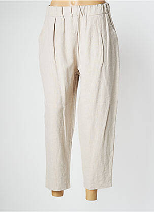 Pantalon 7/8 beige PAN pour femme