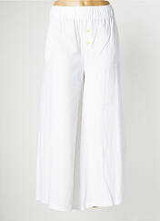 Pantalon large blanc PAN pour femme seconde vue