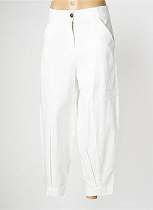 Pantalon large blanc PAN pour femme