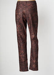 Pantalon slim marron PAUSE CAFE pour femme seconde vue