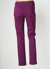 Pantalon slim violet PAUSE CAFE pour femme seconde vue