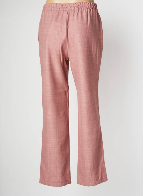 Pantalon droit taille élastique taille normale rose PAN femme