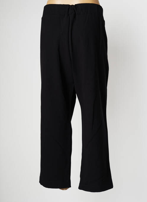 Pantalon large tissage popeline taille normale noir PAN femme