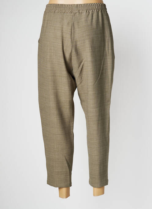 Pantalon 7/8 stretch taille normale vert PAN femme