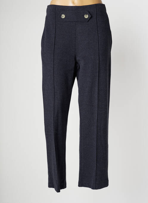 Pantalon droit taille normale taille normale bleu PAN femme