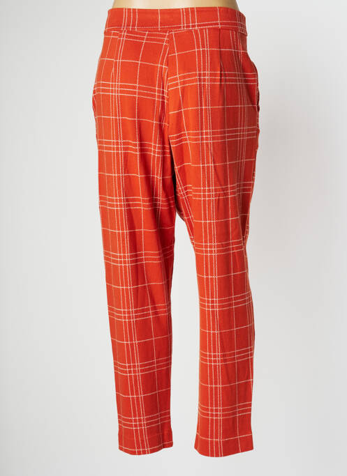 Pantalon slim taille élastique taille normale orange PAN femme
