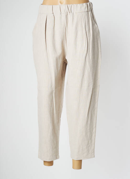 Pantalon 7/8 beige PAN pour femme