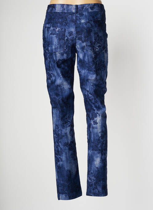 Pantalon slim bleu PAUSE CAFE pour femme