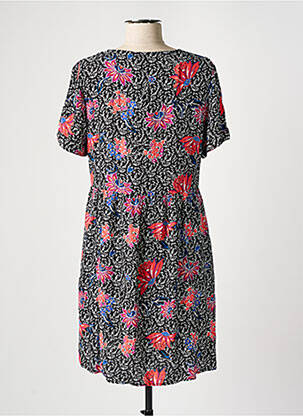 Robe courte coupe évasée manches courtes noir PIECES femme