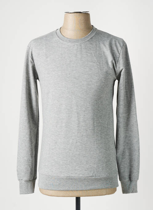 Sweat-shirt gris ADRIANO pour homme