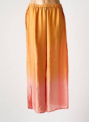 Jupe longue taille haute orange NOUS ANTWERP femme