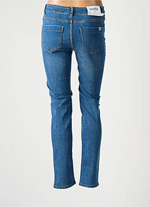 Jeans coupe slim stretch taille normale bleu LABDIP femme