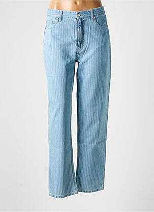 Jeans coupe droite taille normale taille normale bleu LABDIP femme