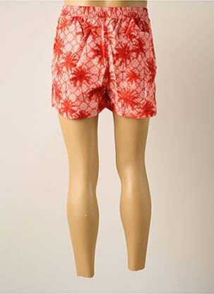 Short de bain imprimé tie and dye rouge FEEL FREE homme