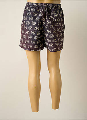 Short de bain effet matière satinée gris FEEL FREE homme