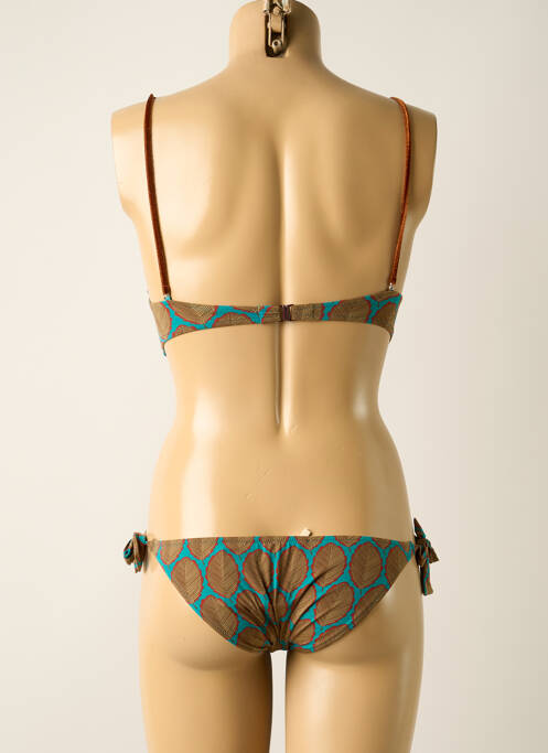 Maillot de bain 2 pièces vert SIYU pour femme