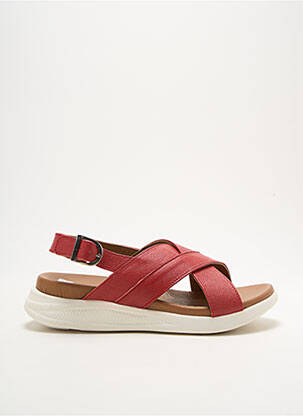 Sandales/Nu pieds rouge S&G pour femme