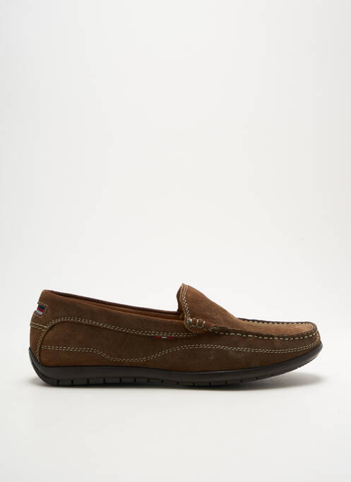 Mocassins marron S&G pour homme