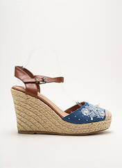 Espadrilles bleu VACHON pour femme seconde vue