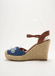 Espadrilles bleu VACHON pour femme seconde vue