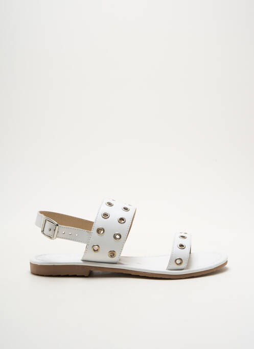 Sandales/Nu pieds blanc VACHON pour femme