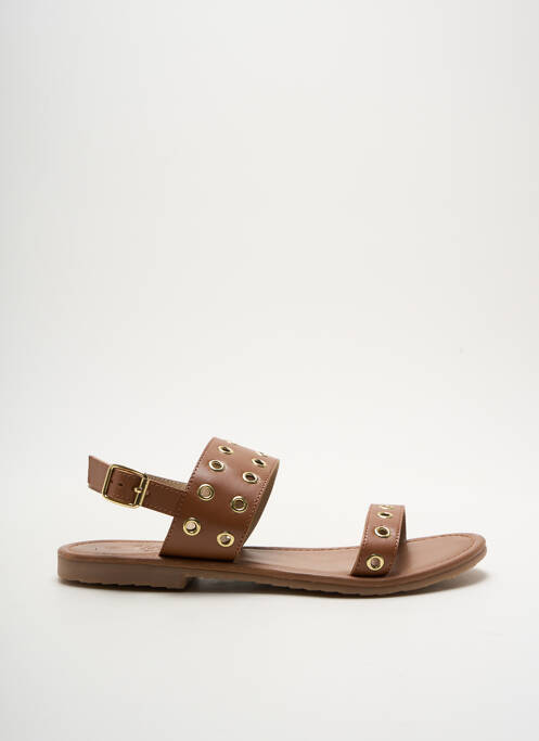 Sandales/Nu pieds marron VACHON pour femme