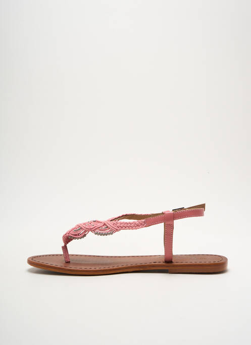 Tongs rose VACHON pour femme