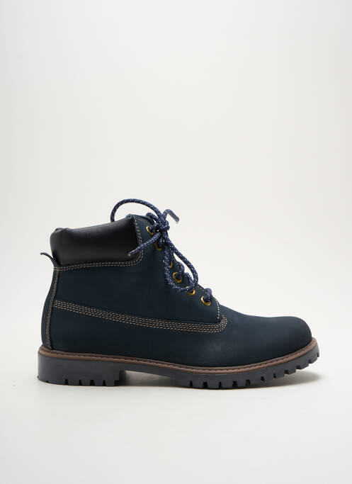 Bottines/Boots bleu S&G pour homme