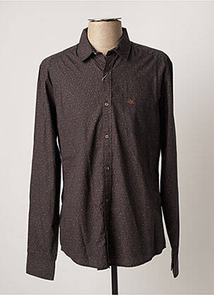 Chemise manches longues manches longues gris TBS homme