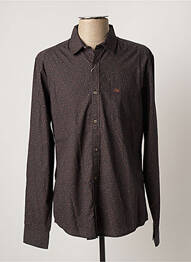 Chemise manches longues imprimé fantaisie gris TBS homme
