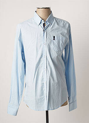 Chemise manches longues manches longues bleu TBS homme