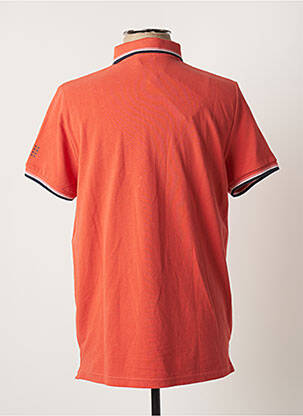 Polo stretch manches courtes orange TBS homme