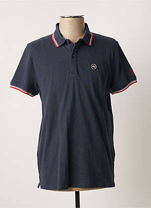 Polo stretch manches courtes bleu TBS homme