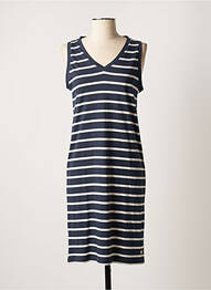Robe mi-longue sans manche sans manche bleu TBS femme