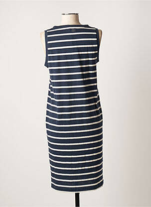 Robe mi-longue sans manche sans manche bleu TBS femme