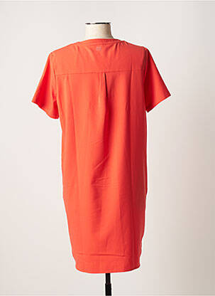 Robe courte manches courtes manches courtes orange TBS femme