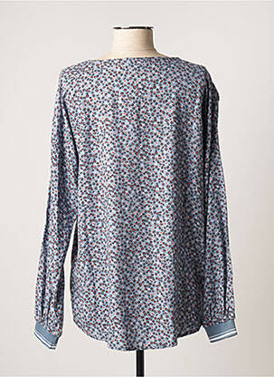 Blouse manches longues manches longues bleu TBS femme