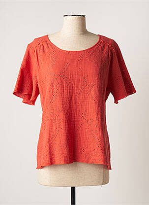 Blouse orange GRIFFON pour femme