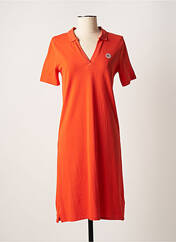 Robe mi-longue orange TBS pour femme seconde vue