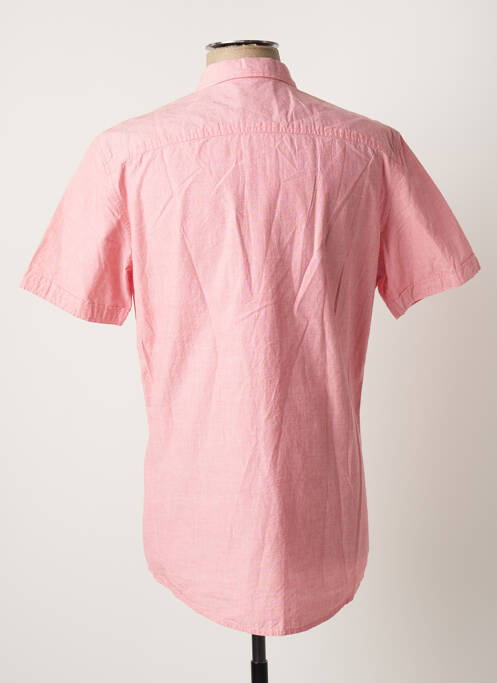 Chemise manches courtes poches rouge TBS homme