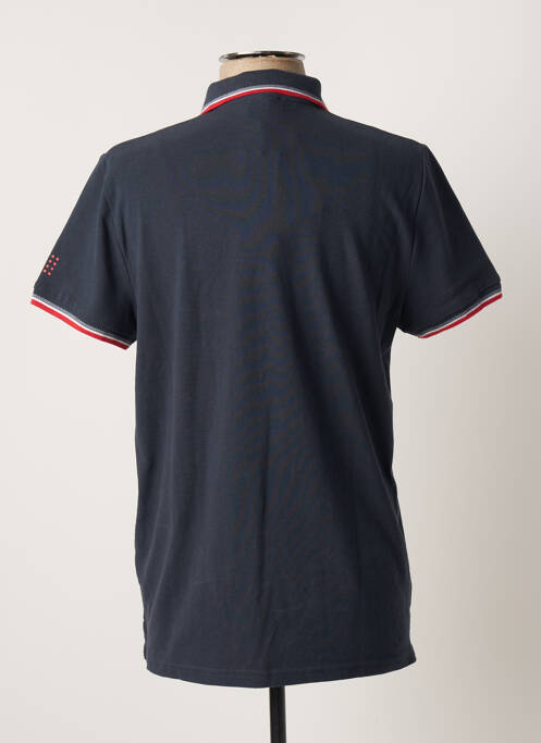 Polo stretch manches courtes bleu TBS homme