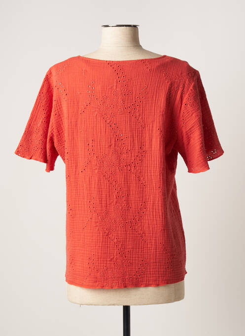 Blouse orange GRIFFON femme