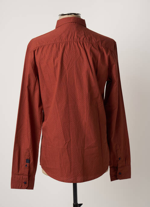 Chemise manches longues marron TBS pour homme