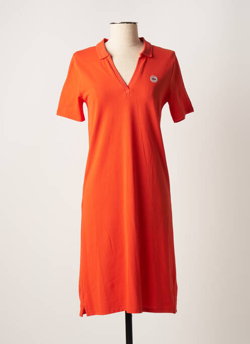 Robe mi-longue orange TBS pour femme