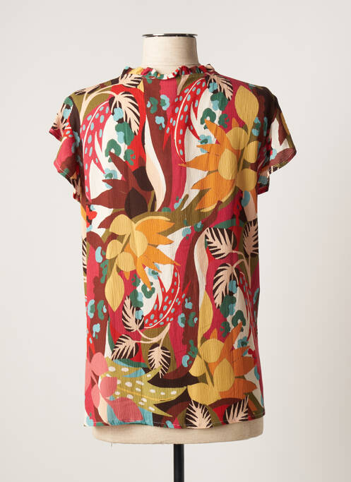 Top orange GRIFFON pour femme