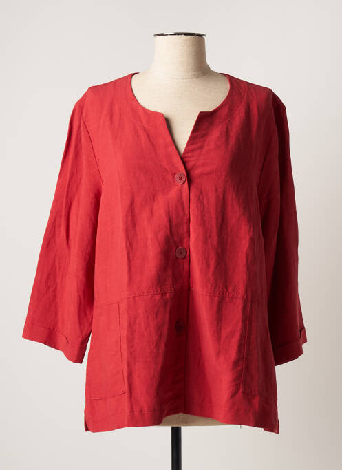 Veste casual rouge GRIFFON pour femme